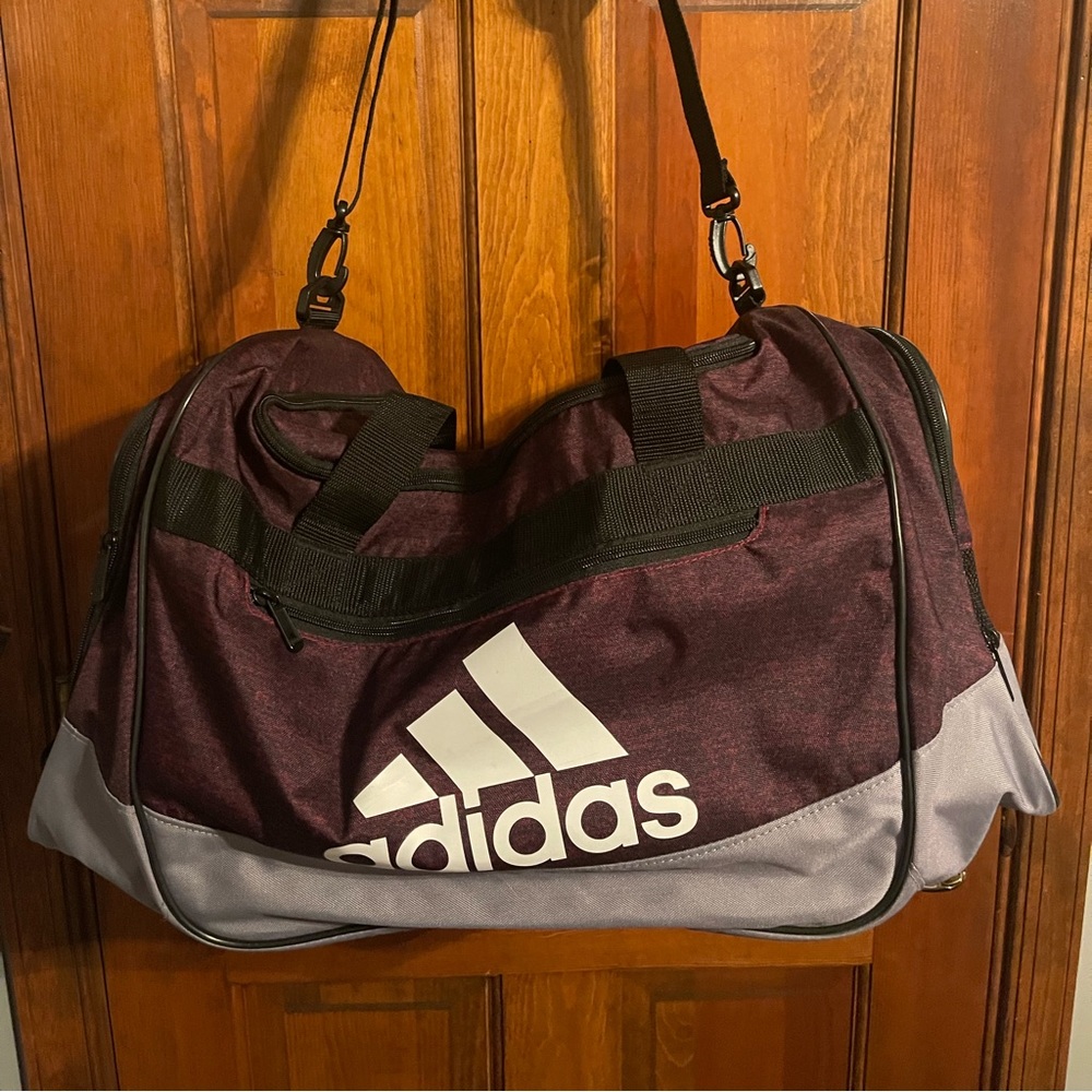 Large Adidas Gym Bag Purple